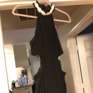Black prom or formal dress